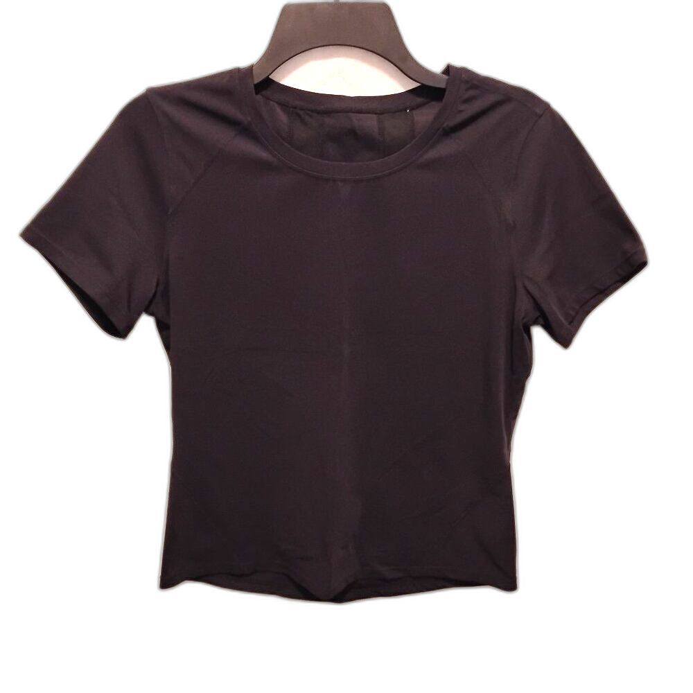 Baleaf Short Sleeve Workout Running Top Size Medium Black